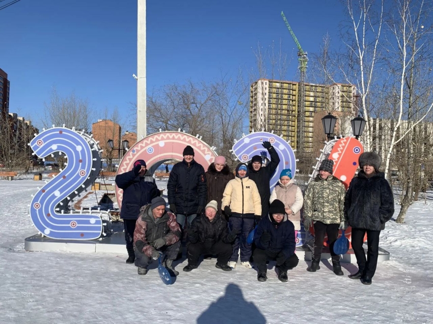 Зимнюю прогулку организовали для подопечных Читинского дома‑интерната 